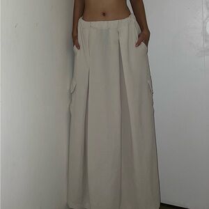 1. State Cream Maxi Skirt